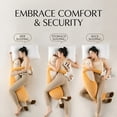 thumbnail image 5 of Okya Hugging Pillow , Mango Throw Pillow with Patting Function Bluetooth Recording and Heating Full Body Support Cushion for Bed Sofa Relaxation, 5 of 12