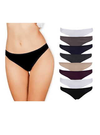 mprella Cotton Underwear Women, 8 or 5 Pack Womens Bikini Seamless Ladies Cheeky  Panty 