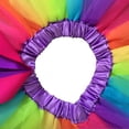 thumbnail image 5 of CPNG Girls Tutu Dress Rainbow Colored Tulle Ruffle Skirt Princess Tutu Dance Outfit Party Birthday Princess Dress(Multicolor,4-6 Years), 5 of 8