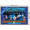 thumbnail image 3 of Sonic the Hedgehog (1991) - 35th Anniversary Transformation Wall Poster, 22.375" x 34" Framed, 3 of 5