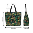 thumbnail image 5 of Naloa Hawaiian Tribal Mask Tote Bag for Women Large Capacity Shoulder Bag for College Work Travel Shopping, 5 of 8