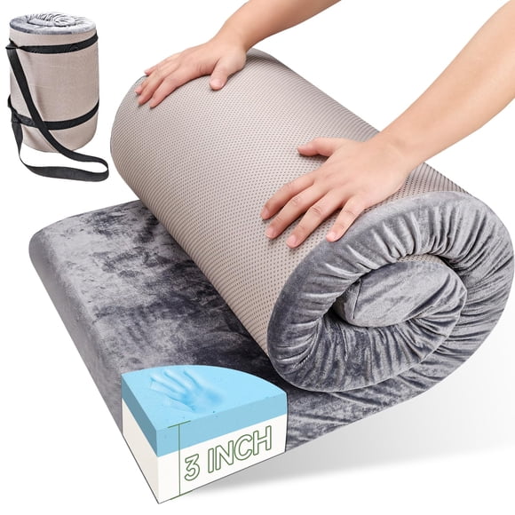 Colchón para Camping de Espuma Viscoelástica de 7.62 cm de Grosor Impermeable