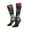 1 Black, variant on Women Crew Soft Moisture-wicking Socks Zombie Flower Apocalypse Pattern Design Cotton Socks, One Size fit All