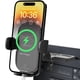 thumbnail image 1 of Cargador inalámbrico con soporte para teléfono de coche, 15 W, ranura para CD Apps2Car, 1 of 6