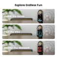 thumbnail image 2 of LOOPDOT Linterna EDC – Linterna LED Recargable, Pequeña y Potente con Pantalla RGB de Píxeles, Juegos Interactivos, Brillo Ajustable – Regalo Genial para Niños y Adultos (TI), 2 of 9