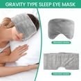 thumbnail image 6 of Wekvgz Weighted Eye Mask for Sleeping Removable Weighted Eye Cover Soft Breathable Blackout Sleeping Mask for Women and Men, 6 of 16