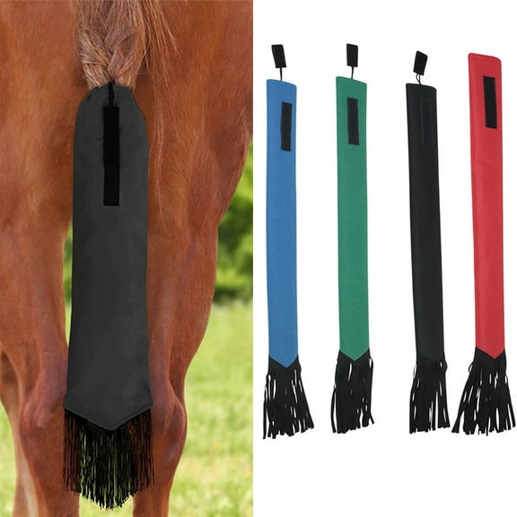 shenmeida Tail Bags for Horses, Stretchy Horse Tail Wraps, Anti-mosquito Lycra Horse Tail Protector,Horse Grooming Supplies