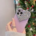 thumbnail image 3 of Cute iPhone 11 Pro Max Case 3D Glitter Sparkle Bling Case for Women Girls, Pretty Rhinestone Diamond Cute Love Heart Pattern Soft Bumper Case Cover for iPhone 11 Pro Max 6.5 Inch, 3 of 13