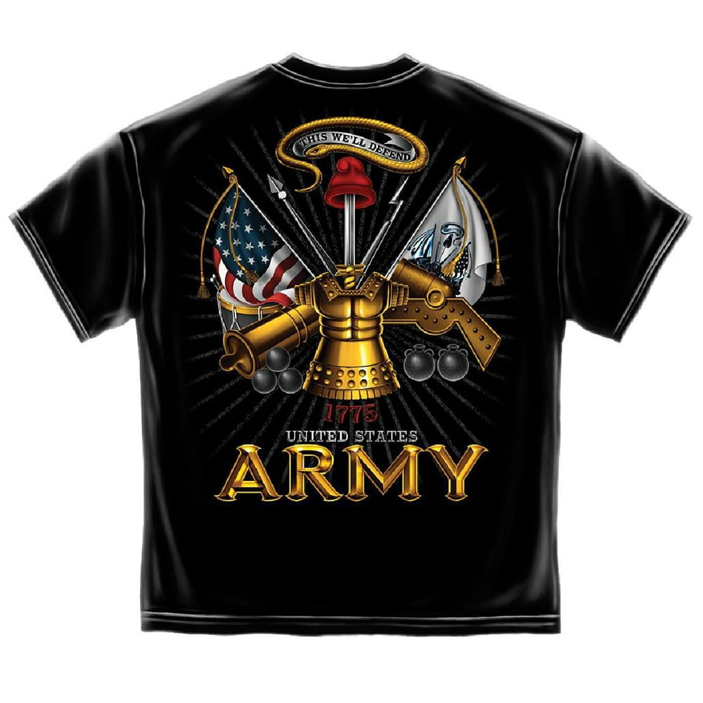 Erazor Bits - United States Army Antique Armor T-Shirt by Erazor Bits ...