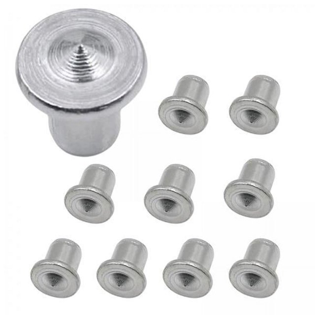 4x10 Uds Pasadores Centrales Portátiles Pasadores De Punta De Taladro Para Carpintería 6mm