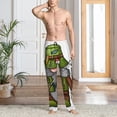 thumbnail image 2 of Balery Fishing Gnome Pantalones de pijama para hombre, pijama ultraligero, pantalón de descanso-Large, 2 of 6