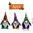 thumbnail image 2 of Muñecas de felpa de Halloween Gnomo de Halloween Felpa Gnomo de mano de Halloween Muñeca de Halloween Gnomos Adorno Decoración para Halloween Fiesta de Navidad Regalos Fantasma Ventana Estante Escritorio 3 piezas ER, 2 of 5