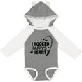thumbnail image 3 of Inktastic I Hooked Pappy's Heart with Fishing Rod Boys or Girls Long Sleeve Baby Bodysuit, 3 of 5
