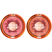 (2 Pack) L'Oreal Paris Summer Belle Blush Please! Blushin' in Riviera and Saint-Tropez