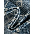 thumbnail image 5 of Unique Loom Outdoor Trellis Collection Area Rug - Tribal Trellis (7' 1" Octagon Blue/Ivory), 5 of 6