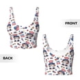 thumbnail image 6 of Sports Bra For Women, Usa Flag Party B Sports Bras For Women High Support, Workout Tank Tops Woman With Removable Cups, 6 of 8