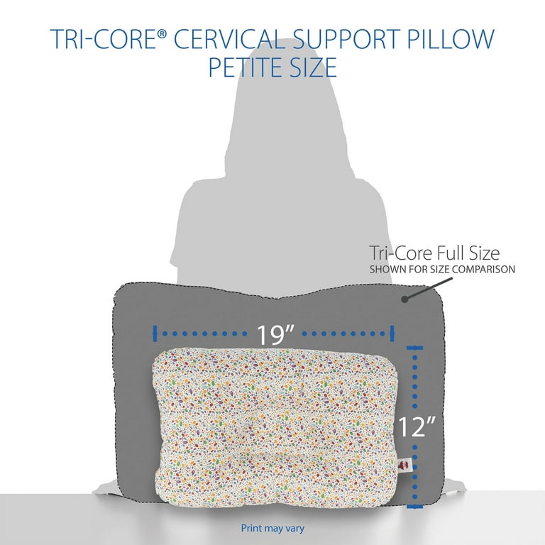 Petite Core Small Size Tri-Core Cervical Support Pillow