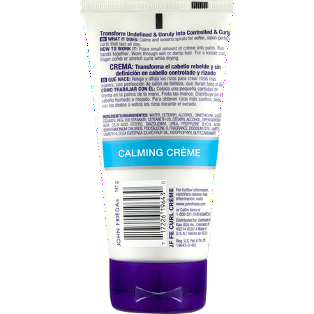 John Frieda Frizz Ease Unwind Curls Calming Cr&acuteme, 5 Oz