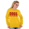 thumbnail image 4 of Anti Social Dog Lover Pet Puppy Owner Sweatshirt for Men or Women Brisco Brands 3X, 4 of 6