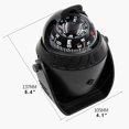 thumbnail image 4 of Ocean Compass Marine Navigation Compass With Luminous Waterproof For Automobiles Boat Durable Outdoor Trip Tools, 4 of 4