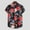 Black, variant on Floenr Mens T Shirts,Mens Fashion Ethnic Short Sleeve Casual Printing Hawaiian Shirt Blouse T-shirt
