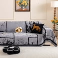 thumbnail image 6 of NAYOROOM Vintage Gray Sofa Cover, Couch Covers for 3 Cushion Couch Sofa, Sectional Couch Covers for Living Room Sofa Throws Sofa Slipcovers (71"x 118",Large ), 6 of 16