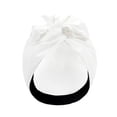 thumbnail image 4 of Women Headscarf Solid Color Bow-knot Soft Breathable Hat Retro Headwrap for Ladies Hair One Size, 4 of 7