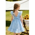 thumbnail image 4 of MAMAMI Kids Baby Girls Summer Boho Dress Sleeveless Floral Ruffle Toddler Girls Beach Sundress, 4 of 8
