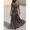 Brown, variant on Brown Polka Dot Halter Maxi Dress For Women With Gold Buckle
