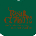 thumbnail image 4 of Inktastic Real Cowboys Boys or Girls Baby Bib, 4 of 4