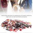 thumbnail image 5 of PVC Sequins Red Heart Golden Black Wine Glass Shaped Confetti Add Shine Gift Decoration, 5 of 5