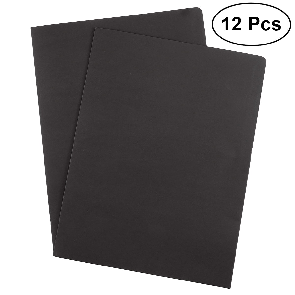 12Pcs A4 2Pockets Kraft Paper File Folder Brown Holder Document Folder