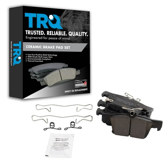 TRQ Rear Ceramic Disc Brake Pad Set for 2016-2020 Buick Envision SUV New BFA18999