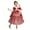 Red, variant on Dresses for Teen Girls Girls Princess Dress Girls' Pleated Dress Off Shoulder Cake Style Evening Gown For For Parties And Celebrations