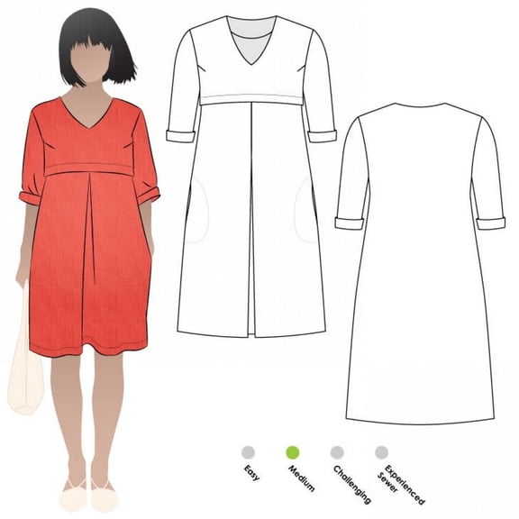 Style Arc Sewing Pattern Patricia Rose Dress Women