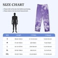 thumbnail image 4 of Lsque Snowflakes Print Men's Pajama Pants, Lounge Pant - Comfortable Home Wear,Elastic Waistband, Stylish Design-Large, 4 of 9
