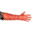 thumbnail image 2 of Guantes Criatura Quemada Terror Halloween Cosplay, 2 of 4