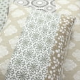 thumbnail image 3 of Lush Decor Bohemian Stripe Reversible Cotton Quilt Set, 3 Piece Set, King, Neutral & Multi - Soft & Lightweight - Boho Bedding Set - Bold Colorful Boho Stripe Design - Boho Decor, 3 of 10