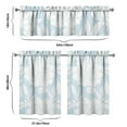 thumbnail image 6 of Farmhouse Boho Curtains 36 Inch - 3 Panel Vintage Wildflower Set with Rustic Floral Print, Rod Pocket Kitchen Window Drapes for Country Cottage Style, 6 of 6