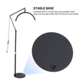 thumbnail image 4 of Eyelash LED Floor Light, Half Moon Light Eyelash LED Floor Light, Lighting For Beauty, Skincare, Lashes, Eyebrows, Filming And Content Creation, 4 of 8