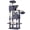Gray, variant on SHOUFTW 44in Cat Tree, Space-Saving Indoor Cat Tower with Large Top Perch and Hammock for Multi-Cat Households, Beige
