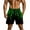 A Green, variant on Men's Shorts Shorts for Men Casual Men's Casual Homewear Flame Printing Funny Printed Trousers Beach Sports Shorts Fast-Drying Trousers Sky Blue S