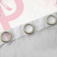 thumbnail image 4 of Erosebridal Kids Bowknot Personalized Gifts Blackout Curtains Set of 2 (52x84 Each),Kawaii Bowtie Theme Alphabet P Window Curtains For Girls, 4 of 7