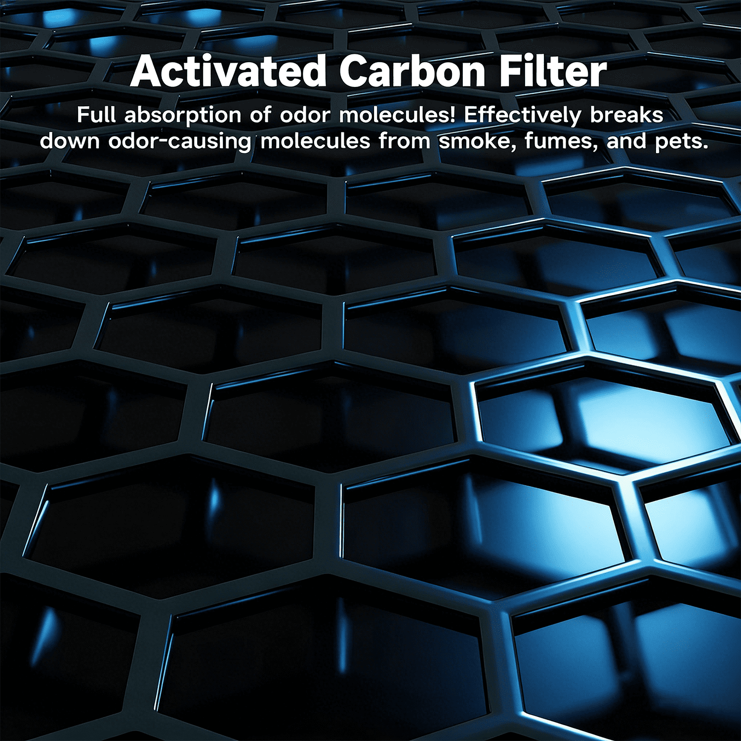 Membrane Solutions MS601W Smart Air Purifier with True HEPA Filter for Large Room up to 3027 sq ft