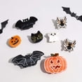 thumbnail image 4 of Qocolcyl Halloween Cartoon Claw Hair Clips 4 PACK for Women, Glitter Acrylic Pumpkin Ghost Black Cat Spider Jaw Barrettes, Cute Holiday Non Slip Hair Accessories for Cosplay Party Daily Costume, 4 of 5