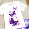 thumbnail image 4 of Toddler Baby Girl Clothes Cute Summer Short Sleeve T-Shirt Tops Shorts Clothes Sets Baby Girl Outfits,Toddler Sizes 6-12 Months 12-24 Months 2t 3t 4t 5t 6t 7t 8t 9t Children 2-3 Years, 4 of 4