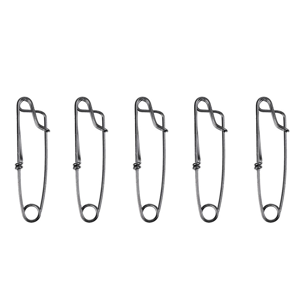5Pcs Stainless Steel Long Line Longline Clip Tuna Clips Tackle Connector for Fishing Snapper