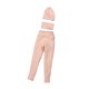 thumbnail image 5 of Ropa de muñecas femeninas a escala 1/6, traje de Yoga completo, ropa de muñeca, traje, disfraz para muñecas de mujer de 12 pulgadas, ropa de vestir 3 piezas rosa Sunnimix Traje de muñeca femenina, 5 of 8