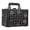 Red Black, variant on Portable Rose Gold Makeup Train Case with Lockable Storage, Mirror, 2-Tier Trays, and Carrying Handle