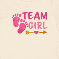 thumbnail image 4 of Inktastic Team Girl Pink Footprints and Arrow Boys or Girls Baby T-Shirt, 4 of 5